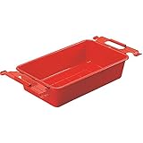 TRUSCO 取手付パーツBOX 有効内寸370X201X94 レッド M-7-R