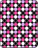 Regal Comfort Pink Polka Dot Print Acrylic Mink Crib Baby Blanket by Regal Comfort
