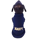 NCAAネイビーMidshipmen Polar Fleece犬スウェットシャツ、XXLサイズ