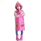 子供用 動物さんのレインコート 男の子レインコート 雨具 新学期用 子どもレインコート 反射テープ付き (L, アヒル（女の子）)