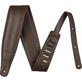 Fender / 3.5" Premium Leather Strap Brown フェンダー [高級レザーストラップ][USA製]