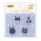それゆけ!アンパンマン[ステッカー]いっしょに！リピペタ/フェイス ばいきんまん