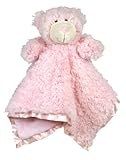 Stephan Baby Ultra Soft Cuddle Bud Blankie Bear, Pink by Stephan Baby