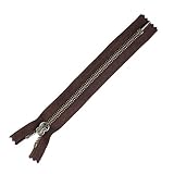 Y.K.K マルチリングファスナー シルバー こげ茶 20cm 同色3本入 5RNP20-570