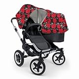 Bugaboo Donkey Mono Stroller WITH Andy Warhol Fabric- Bugs (Black Base) by Bugaboo [並行輸入品]