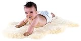 Kaiser 80/ 90cm Lampskin Rug White Sheepskin by Kaiser