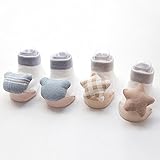 ルテンズ（Lutents）ベビー 赤ちゃん ソックス 新生児用 2足入 子供用 出産祝い 男女兼用 靴下 通気性抜群 柔らかい ムール用 外用 通園 通学　春夏秋冬 歩行練習用 トレンカ 練習 トレー