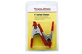 ToolPro Spring clamp, 4, opens to 1, pack of 2 by TOOLPRO