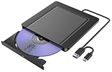 DVDドライブ 外付け 【新モデル・USB3.0】 CD/DVDプレイヤー 薄型 ポータブルドライブ Mac,Windows 11/10/8/7 Linux OS