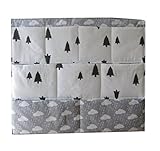 赤ちゃんの収納袋のフルコットン幼児用ベッドベッドにより、ハングバッグおむつ袋ハングバッグ