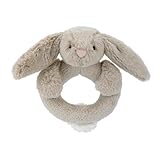 Bashful Beige Bunny Ring Rattle