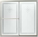 Sterling 572005-59N-G62 Prevail 59-3/8-Inch x 56-1/2-Inch Framed Sliding Bath Door with ComforTrack 