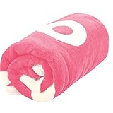 ottostyle.jp 【フワッとやさしい肌触り】 マシュマロタッチ マイクロファイバーひざ掛け (75×105cm) リングドット/ピンク