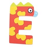 Tatiri Crazy Bird Letter E (Red) by Tatiri