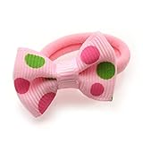 ミニ ヘアゴムベビーポニー C29-01 キッズ子供 (2.ピーチ)
