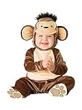 InCharacter Unisex-baby Newborn Monkey Costume Brown/Cream 6-12 Months [並行輸入品]
