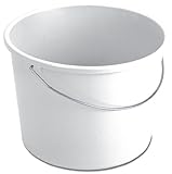 Sterilite 11670024 5 Quart / 4.7リットルHandy Pail、ホワイトPail w /ワイヤハンドル、24パック
