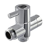 yigii 1 / 2インチIPS真鍮シャワーアーム切替弁バルブ – 2ウェイフロー制御シャワーSplitter for Handshowerユニバーサルシャワーコンポーネント K0221
