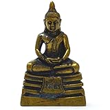 瞑想BuddhaジュエリーLuckyタイAmulet Luang Phor buddhasotorn Mini Statue Wealth Strong Life保護Talisman