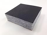 吸音材　防音材　ポリエステル繊維系吸音材 防音 カー用品 QonPET粘着付 20mm×245mm×245mm