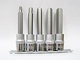 Koshihara 六角ビットソケットL100　ミリ　5点セット　1/2"DR　DIY 整備用工具