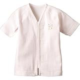 コンビミニ ワンタッチ肌着(ピンチェック) 60～70 ライトピンク