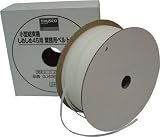 [2130033]ＴＲＵＳＣＯ　しめしめ４５用ベルト　幅４．５ｍｍＸ長さ１００ｍ　白 GJ45BTC100N