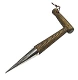 Joseph Bentley Traditional Garden Tools Stainless Steel Pistol Grip Dibber - For Soft and Hard Soil 