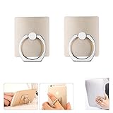 Zramo 2 Pack Golden Phone Ring Grip & Stand - 2in1-2 Pieces - For all Phones/Tablets with a Flat Rea