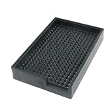 uxcell　スクリュートレイ　抗静電的　硬質プラスチック　ホルダー　ブラック　2.0mm-2.5mmスクリュー