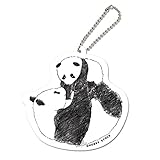 パンダ フェルトキーホルダー パンダの親子