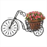 Summerfield Terrace Nostalgic Bicycle Home Garden Decor Iron Plant Stand by Summerfield Terrace