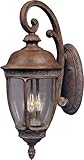 Maxim Lighting 3465CDSE Three Light Sienna Seedy Glass Wall Lantern, Copper by Maxim Lighting [並行輸入品