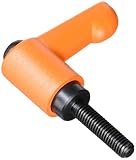 NBK 機械要素部品 ミニクランプレバー(おねじ)フラットタイプ LHCM-5-20-OR (オレンジ)
