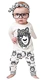 （タタラボ） ＴａＴａ Ｌａｂｏ 【キッズ ベビー 長袖 Tシャツ　インナー & 長ズボン 2点 セット】 男の子 女の子 h009 (120, ホワイト)