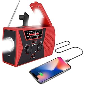 手回し充電ラジオ 懐中電灯 防災 ラジオ 多機能 Dexu 非常用 防災USB充電 大容量 照明 超強力 小型 太陽光充…