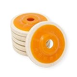 LAPHSODA（ラフソーダ）外径 85mm フェルトバフ ディスク 鏡面 研磨 仕上げ用 細目 6枚 0.5ダース