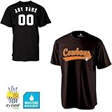 カスタムOSU / Oklahoma State Cowboys NCAA Officially Licensed cool-baseレプリカジャージーシャツ( 3スタイル、Youth /大人用サイズ