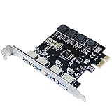 IDEAPRO USB3.0増設ボード インターフェースボード 4ポート 補助電源不要 PCI-Eカード PCI Express x1 5Gbps高速伝送