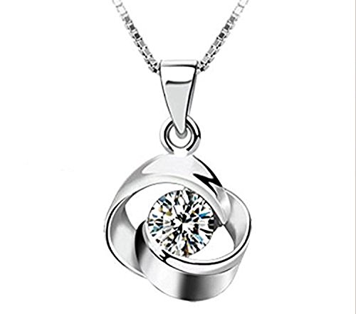 Fairy Heart 925純銀製 レディース ネックレス ジュエリー BOX 付き