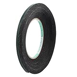 uxcell スポンジフォームテープ スポンジテープ 両面スポンジテープ 両面接着剤 耐衝撃性 グリーン 10M x 5mm x 1mm