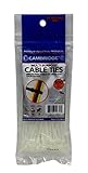 Cambridge 100 pcs- 4 " 18ポンド引張強度、Mini /軽量Dutyナイロンケーブルタイ、ナチュラル