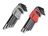 TEKTON 25252 26-pc. Long Arm Hex Key Wrench Set, Inch/Metric [並行輸入品]