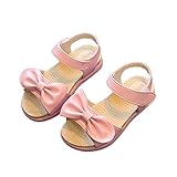 子供サンダル 女の子 サンダル キッズ 女の子 履きやすい マジックテープ リボン 付き ビーチサンダル 軽量 耐磨 夏 ビーチ 子供靴 ガールズ かわいい ピンク ベビーシューズ 通園 通学 こども