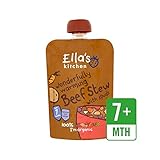 スパッドステージ2 130グラムとキッチンの有機ビーフシチュー (Ella's) (x 4) - Ella's Kitchen Organic Beef Stew with Spuds Stage 2