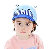 ファートーク(FURTALK) 夏 日避けハット ベビーハット 赤ちゃん 可愛い 子供用 可愛いプリント ウサギ耳付き UVカット ベビーキャップ