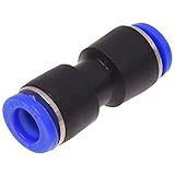 TOOGOO 10個 8mm～8mm押し込み継手　ワンタフ　ストレートユニオンクイックコネクタ