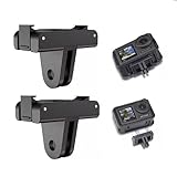 2個セット OSMO Action 5 Pro マウント マグネット クイックリリース アダプター アクションカメラアクセサリ for DJI OSMO Action 5Pro/4/3に対応 レンズキャップ付き