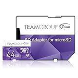 チームColour 64 GB Micro SDXCフラッシュカードアダプタ
