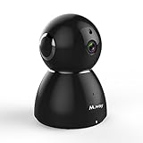 M.Way ネットワークカメラ 1080P 200万画素 WIFIワイヤレス無線ネットワーク防犯カメラ 屋内 ベビーモニター 監視カメラ 双方向音声 首振り動体検知 警報機能 暗視撮影 遠隔操作 回転
